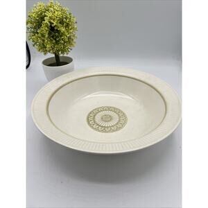 Vernon Ware Metlox Poppytrail 9.5” Serving Bowl • Vintage California Pottery